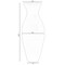 Uniquewise 21" Modern Bamboo Floor Vase Flared Design for Contemporary Home Styling, Purple QI004272.PUR - alternate 5